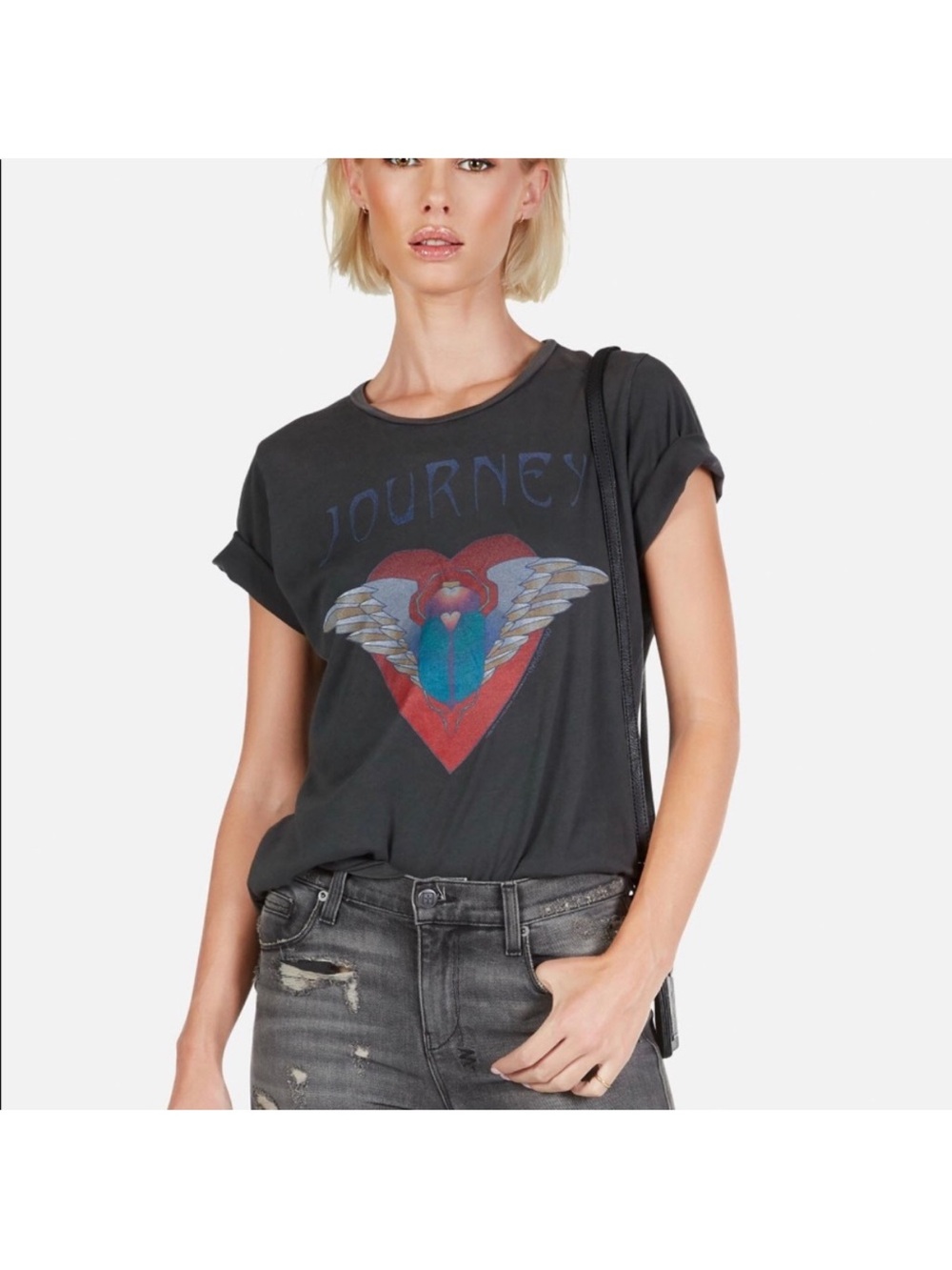 Lauren Moshi Journey Band Tee Shirt